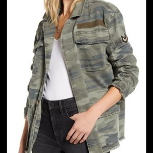 Treasure & Bond XS Patch Detail Camo Jacket